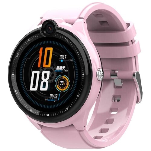 Детские смарт часы Smart Baby Watch Wonlex KT26 4G (LTE) с видеозвонком и виброзвонком, розовый