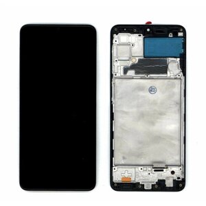 Дисплей для Samsung Galaxy A22 SM-A225F OLED черный с рамкой