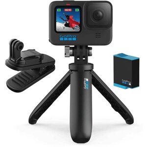 Экшн-камера GoPro HERO10 Special Bundle, 23.6МП, 1720 мА·ч, black