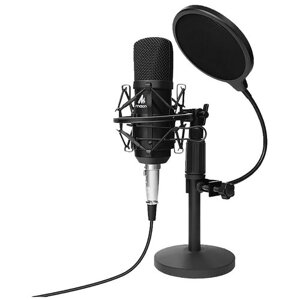 Микрофонный комплект Maono AU-A03T, разъем: mini jack 3.5 mm, черный