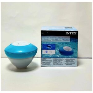 Плавающая Bluetooth колонка с разноцветной подсветкой Intex, 28625