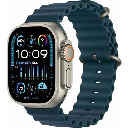 Умные часы Apple Watch Ultra 2 49 мм Titanium Case GPS + Cellular, Blue Ocean Band