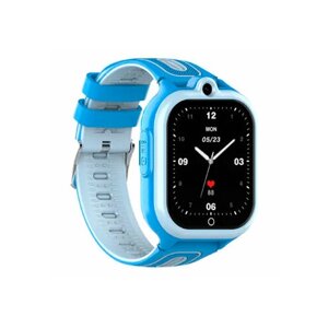 Умные часы для детей Wonlex Smart Baby Watch KT29 4G с сим картой, функцией телефона, GPS, камерой, кнопкой SOS, видеозвонком и вибровызовом. Голубой