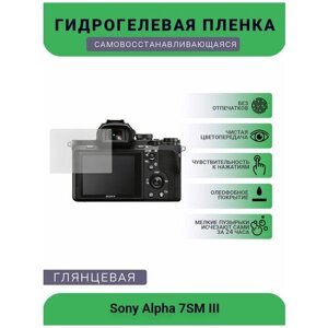 Защитная глянцевая гидрогелевая плёнка на камеру Sony Alpha 7SM III