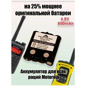 Аккумулятор для раций Motorola TLKR-T50/60/80 T4 T5 T6 T7 T8