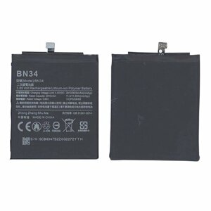 Аккумуляторная батарея BN34 для Xiaomi Redmi 5A 3000mAh / 11.17Wh 3.85V