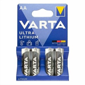 Батарейка литиевая VARTA lithium 6106 FR6 BL-4 (4шт)
