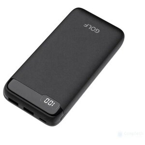GOLF LCD22 Powerbank 20000 mah LED дисплей In Micro usb Type-C Out Type-C USB 1А 2.1A Black