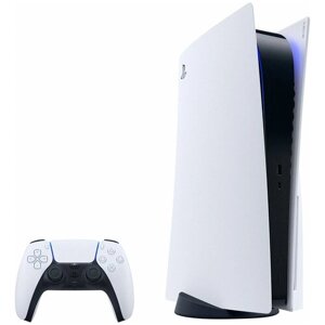 Игровая приставка Sony PlayStation 5, с дисководом, 825 ГБ SSD, без игр, белый