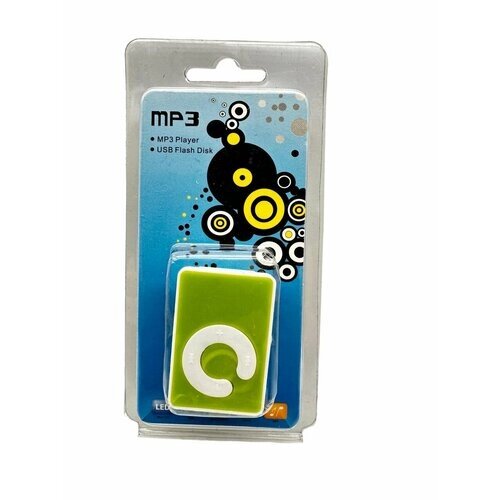 MР3-МИНИ музыкальный плеер Поддержка 8GB SD TF Card салатовый
