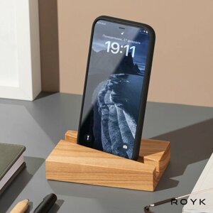 Подставка для телефона деревянная на стол ROYK