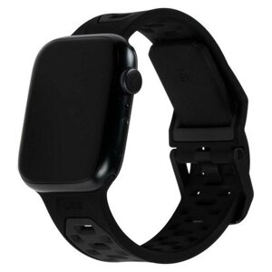 Ремень силиконовый UAG Civilian Silicone Strap 2022 для Apple Watch 49/45/44/42мм,194002114032) серый (Graphite)
