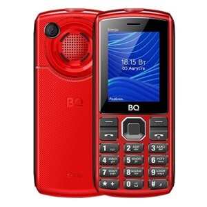 Телефон BQ 2452 Energy, 2 SIM, красный