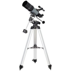 Телескоп Levenhuk Blitz 80s PLUS рефрактор d80 fl400мм 160x серый/черный