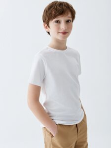 Базовая белая футболка детская