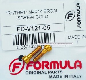 Болт велосипеда для крепления тормозной ручки Formula R1/TH1 Eragl RED 4xM14 GOLD