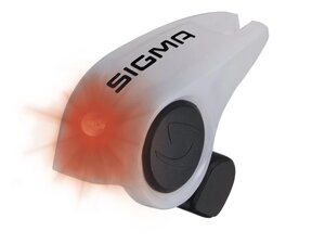 Фонарь стоп-сигнал Sigma Sport Brakelight, белый корпус, 31001
