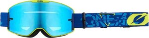 Маска ONeal B-20 Goggle STRAIN V. 22 blue/neon yellow - radium blue, 6023-414