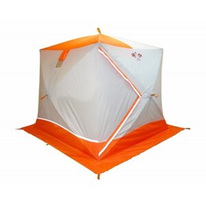 Палатка Призма Премиум (1-сл) 215*215 Композит оранжевая