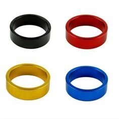 Проставочное кольцо JOY KIE Alloy 6061 28,6*10mm, анодированное, красное, MD-AT-01