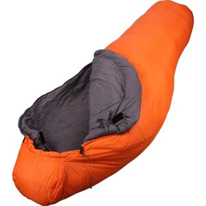 Спальный мешок СПЛАВ Adventure Permafrost 205 (оранжевый, пуховый)