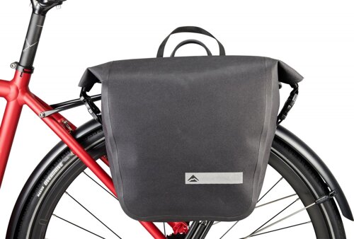 Сумка велосипедная Merida Pannier Bag, 10L, 30*30*15 см, на багажник, Black/Grey, 2276004596