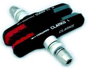 Тормозные колодки для велосипеда CLARK`S цветные CPS-301 3-110