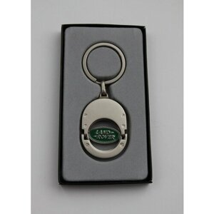 Бирка для ключей Komoloff, алюминий, металл, подарочная упаковка, глянцевая фактура, Audi, серебряный