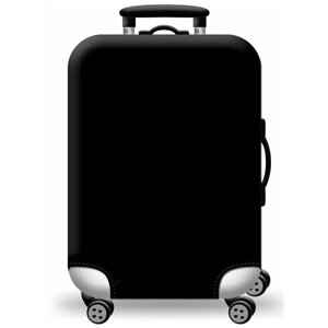 Чехол для чемодана , полиэстер, размер S, черный