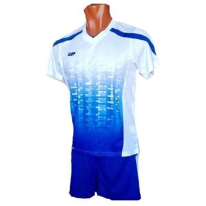 Форма Cliff футбольная, футболка и шорты, размер 3XL, белый, синий