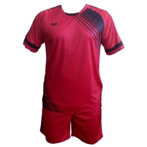 Форма Cliff футбольная, шорты и футболка, размер XL, красный, черный