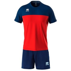 Форма Errea волейбольная, шорты и футболка, размер M, красный, синий