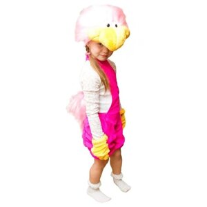 Карнавальный костюм страус розовый арт. 1606. рост: 116-134 см,5-8 лет)