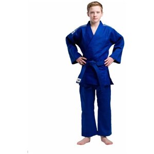 Кимоно для дзюдо подростковое Training синее (размер 160 см)