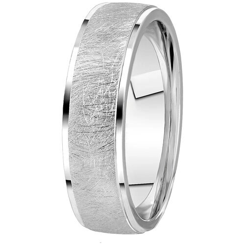 Кольцо обручальное Юверос серебро, 925 проба, родирование, размер 18.5