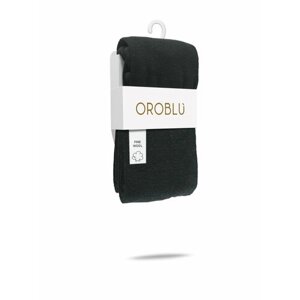 Колготки Oroblu, 100 den, нескользящие, матовые, утепленные, без шортиков, с ластовицей, завышенная талия, размер 4, серый