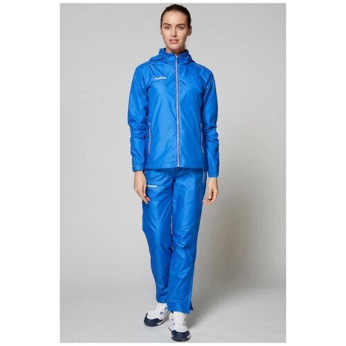 Костюм FORWARD, олимпийка и брюки, силуэт полуприлегающий, капюшон, ветрозащитный, размер L, голубой
