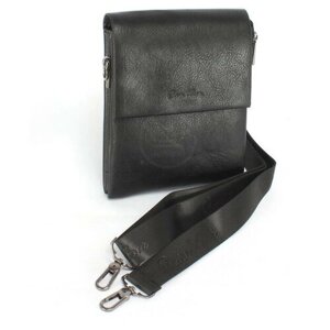 Мужская сумка-планшет из экокожи Cantlor Y02-1 чёрная