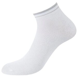 Мужские носки Omsa, 1 пара, укороченные, нескользящие, размер 42-44, белый