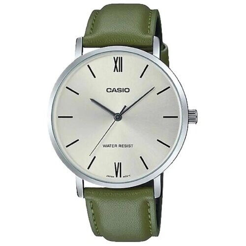 Наручные часы CASIO Casio MTP-VT01L-3B, зеленый