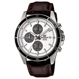Наручные часы CASIO EFR-526L-7A, белый, коричневый