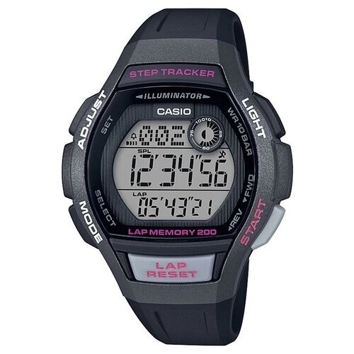 Наручные часы CASIO LWS-2000H-1A, серый