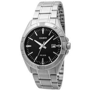 Наручные часы CASIO MTP-1308D-1A, серебряный, черный