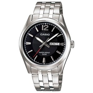 Наручные часы CASIO MTP-1335D-1A, черный, серебряный