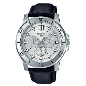 Наручные часы CASIO MTP-VD300L-7E, серебряный, черный