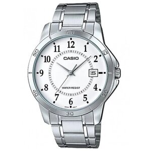 Наручные часы CASIO Наручные часы Casio Casio Collection MTP-V004, серебряный, белый