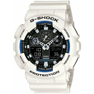 Наручные часы CASIO Наручные часы G-Shock GA-100B-7A, белый