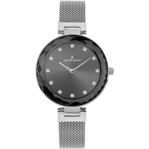 Наручные часы JACQUES LEMANS Наручные часы Jacques Lemans 1-2139A, серебряный, черный