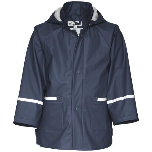 Непромокаемая детская куртка-дождевик Playshoes без подкладки р-р 104 синяя