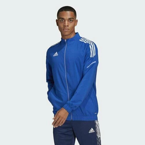 Олимпийка adidas, размер 50, синий